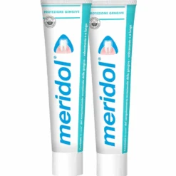 Meridol Dentifricio Protezione Gengive Combatte Batteri e Irritazione, 2 x 75ml