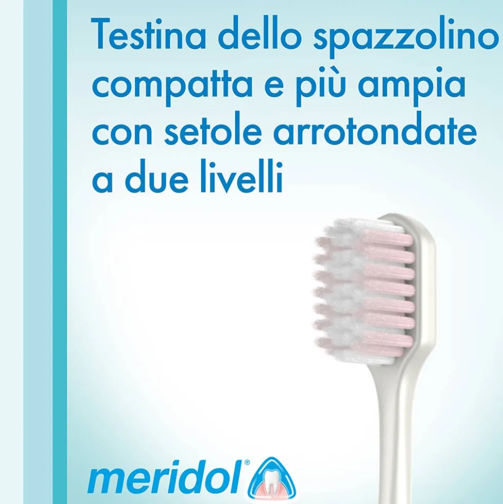 Meridol Spazzolino Protezione Completa Gengive Morbido, 1 Pezzo