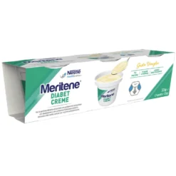 Meritene Forza & Vitalità - Diabet Crema Vaniglia Proteine, 3 x 125g