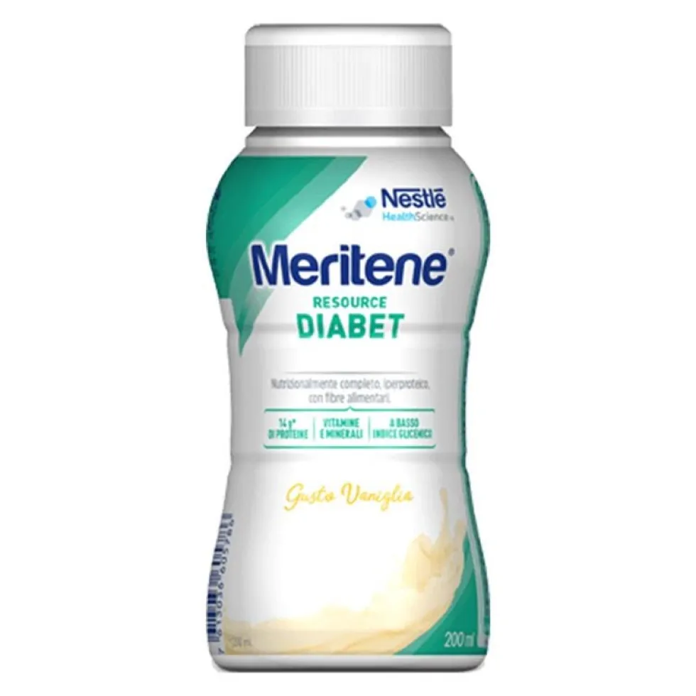 Meritene Resource Diabet Drink Vaniglia Bevanda Iperproteica, 200ml