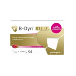 Metagenics B-Dyn B12 I.F. Integratore di Vitamina B12 Sistema Nervoso e Funzione Psicologica, 84 Compresse