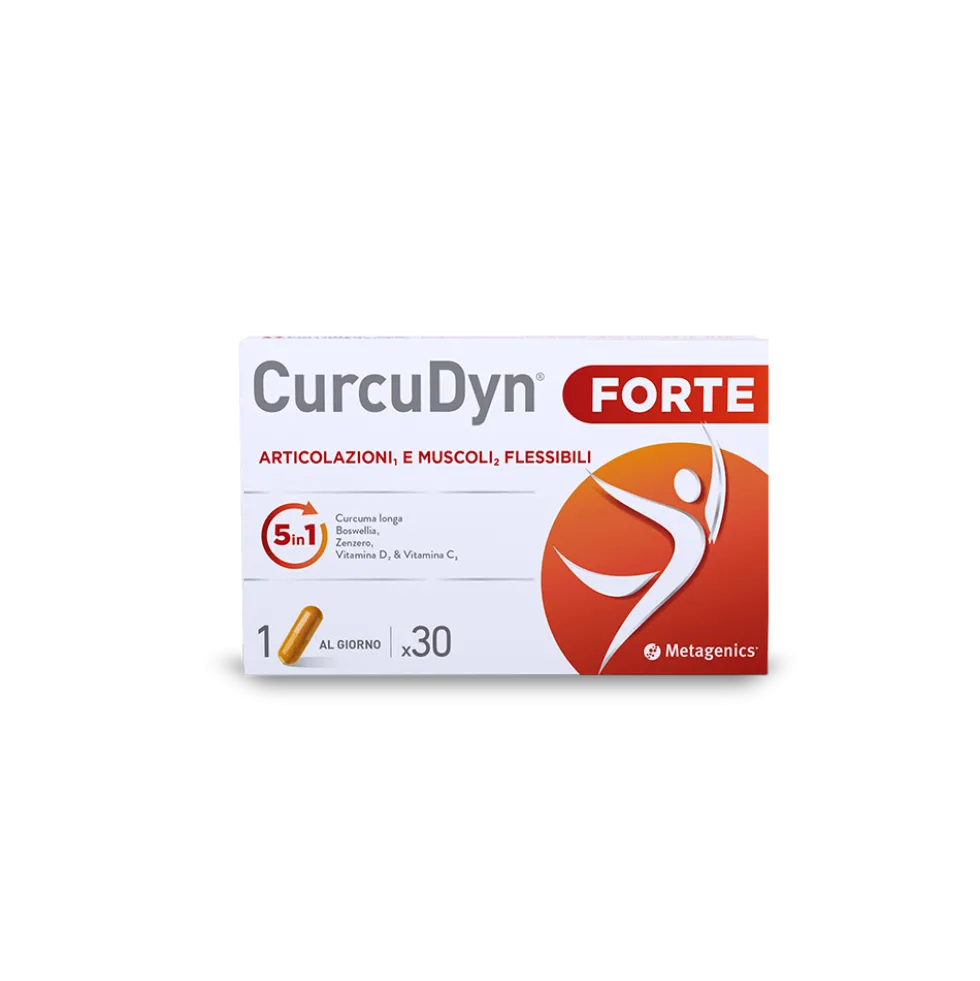 Metagenics CurcuDyn Forte per Articolazioni Cartilagini e Tendini, 30 Capsule