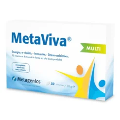 Metagenics MetaViva Multi Integratore Antiox Energia e Immunità, 30 Compresse