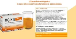 MG.K VIS Magnesio Gold Puro Gusto Arancia Rossa, 20 Bustine