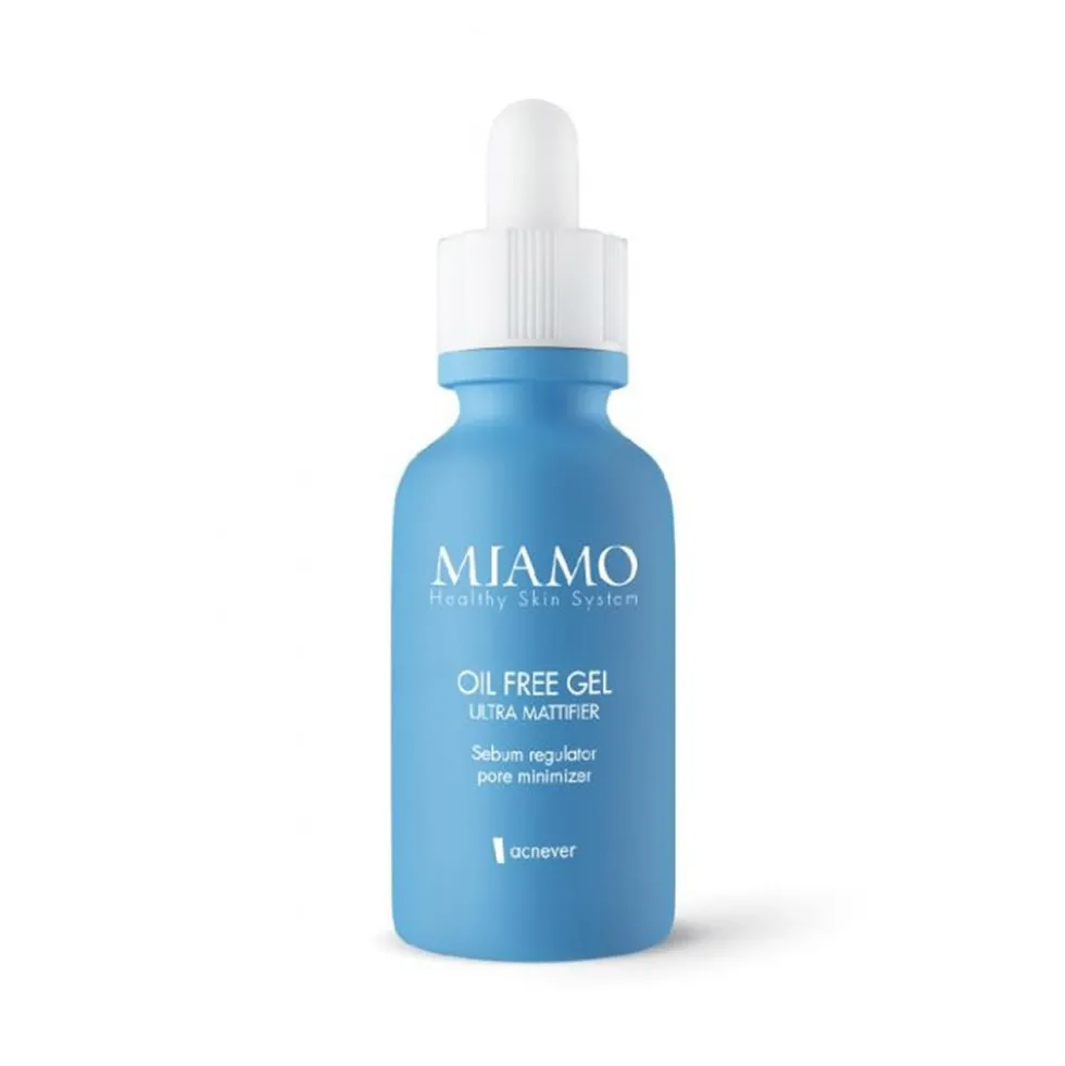 Miamo Acnever - Oil Free Gel Ultra Mattifier SeboNormalizzante Astringente, 30ml