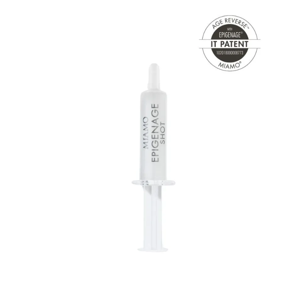 Miamo Age Reverse - Epigenage Shot Siero Rimpolpante Rigenerante Anti-Cedimento, 10 Siringhe da 1ml