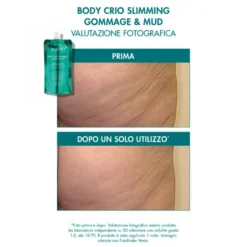 Miamo Body Crio Slimming Gommage & Mud Fango Corpo Rimodellante Esfoliante Tonificante, 100g