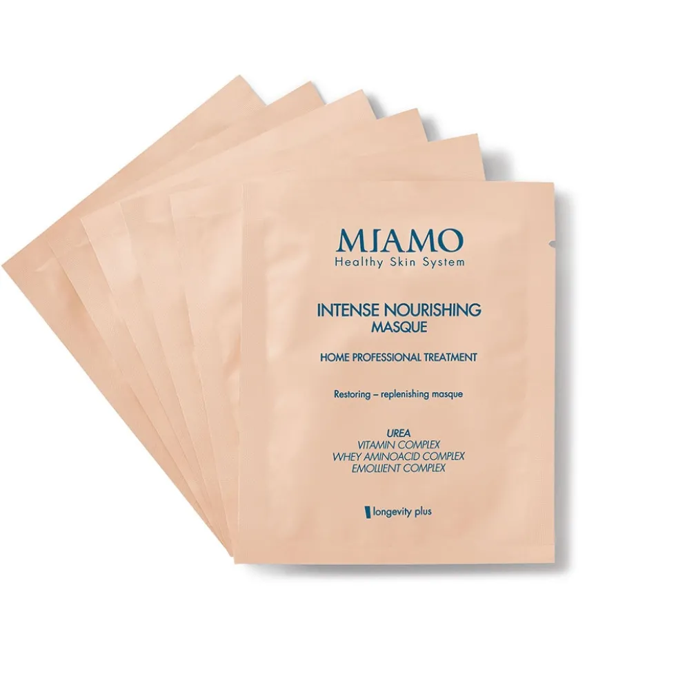 Miamo Intense Nourishing Masque Maschera Rigenerante Nutriente, 6 x 10ml