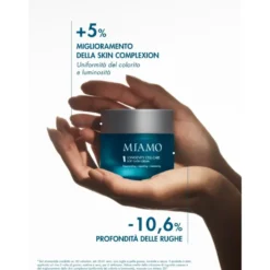 Miamo Longevity Plus - Longevity Cell-Care Soft Satin Crema Viso Rigenerante Riparatrice Ristrutturante Texture Setosa, 50ml