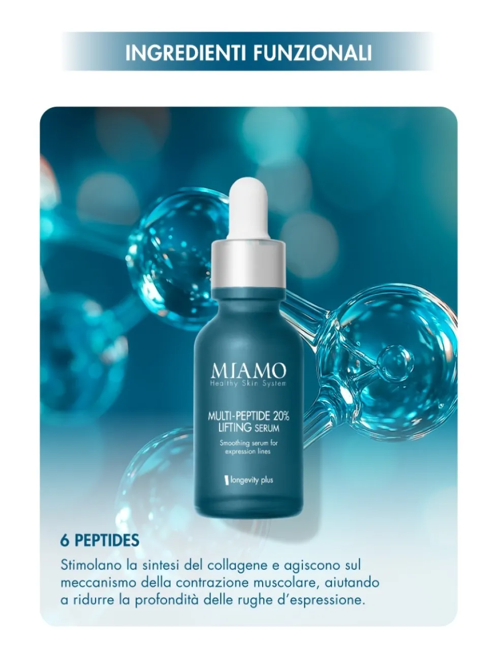 Miamo Protocollo Lift & Aox - Cofanetto di sieri viso ad azione lifting e anti-età, 3 pezzi