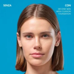 Miamo Second Skin Mesh Cushion Foundation SPF 50 PA+++ Colore Shell, 13,5g