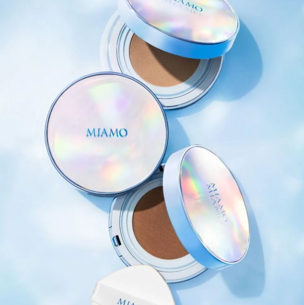 Miamo Second Skin Mesh Cushion Foundation SPF 50 PA+++ Colore Bronze, 11g