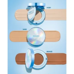 Miamo Second Skin Mesh Cushion Foundation SPF 50 PA+++ Colore Bronze, 11g