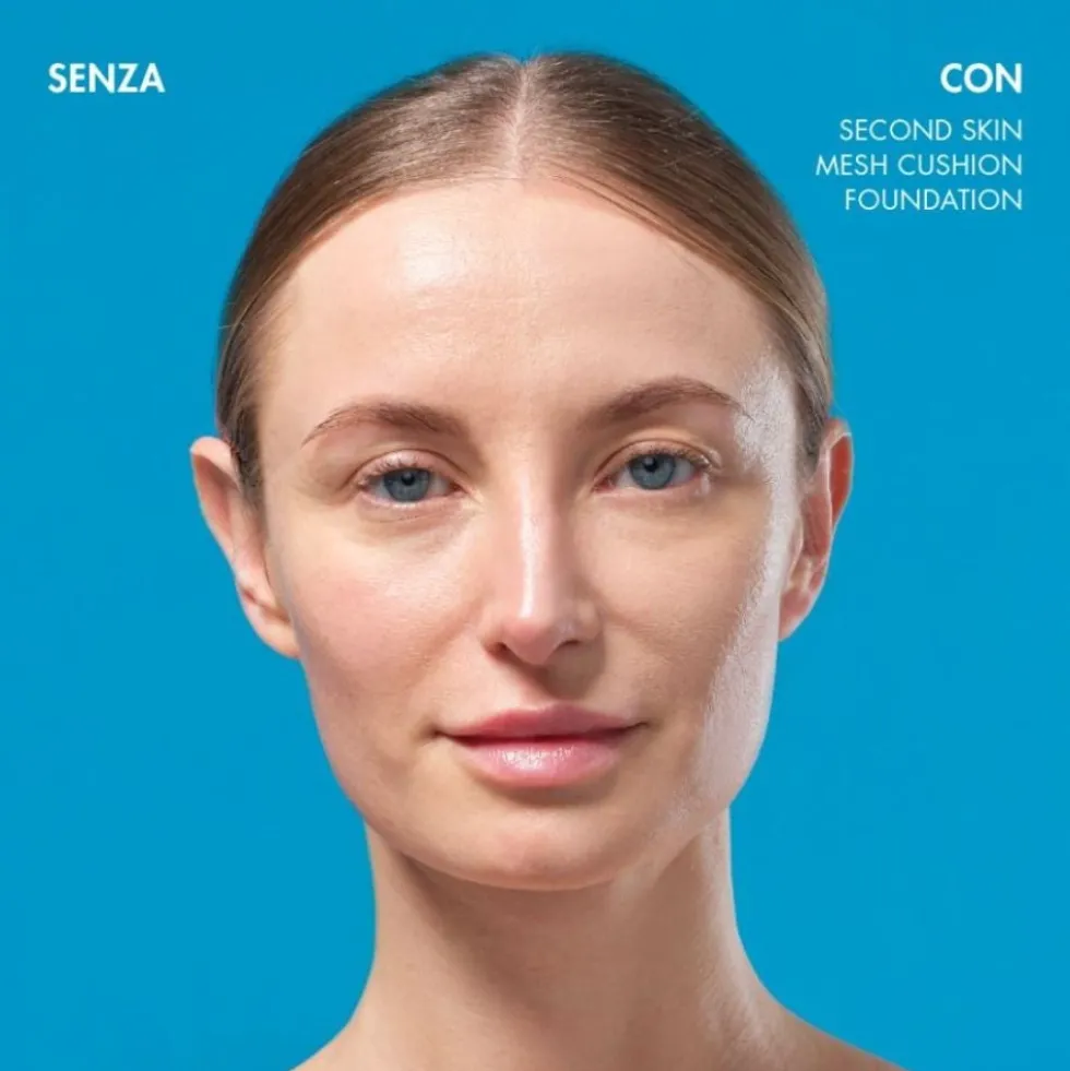 Miamo Second Skin Mesh Cushion Foundation SPF 50 PA+++ Colore Ivory, 13,5g