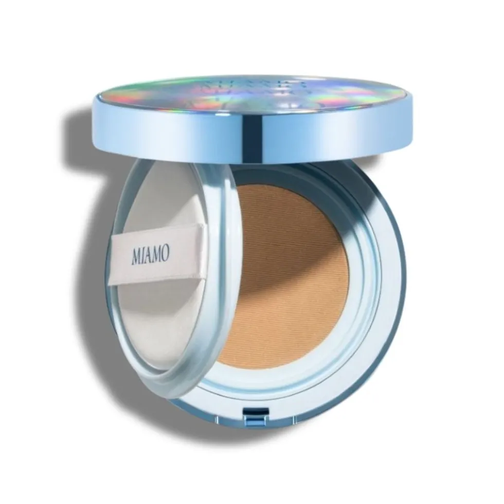 Miamo Second Skin Mesh Cushion Foundation SPF 50 PA+++ Colore Sand, 13,5g
