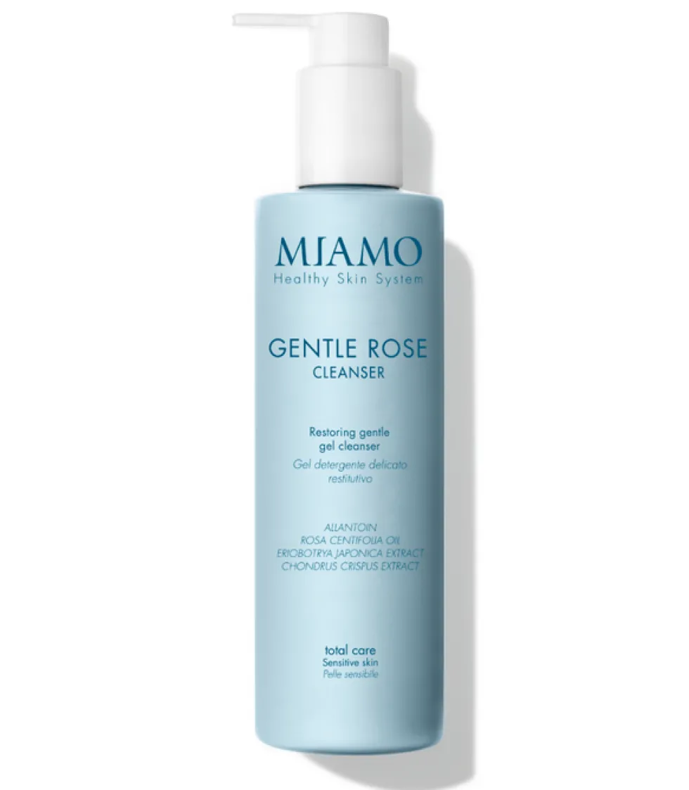 Miamo Total Care - Gentle Rose Cleanser Gel Detergente Delicato, 250ml