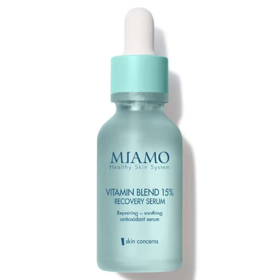 Miamo Vitamin Blend 15% Recovery Serum Siero Riparatore Lenitivo Antiox, 30ml