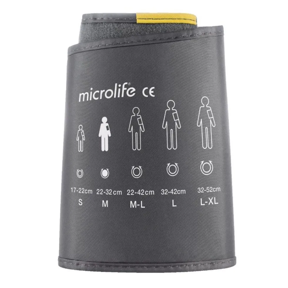 Microlife Bracciale morbido - Ricambio per il misuratore di pressione, 1 pezzo taglia M (22-32 cm)