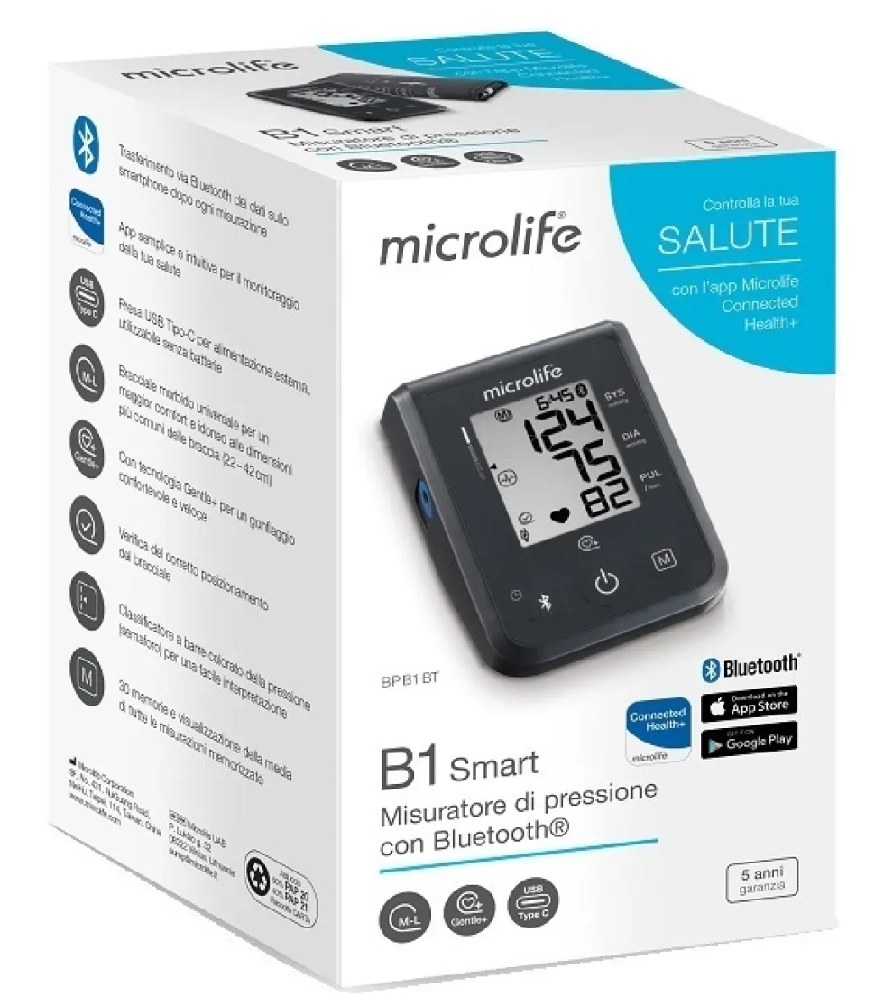 Microlife B1 Smart Misuratore di pressione da braccio
