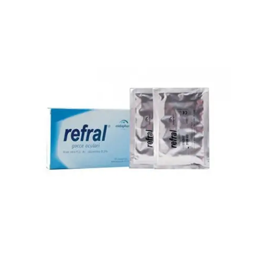Midapharm Refral Monodose Gocce Oculari Lacrima Artificiale, 20 x 0,5ml
