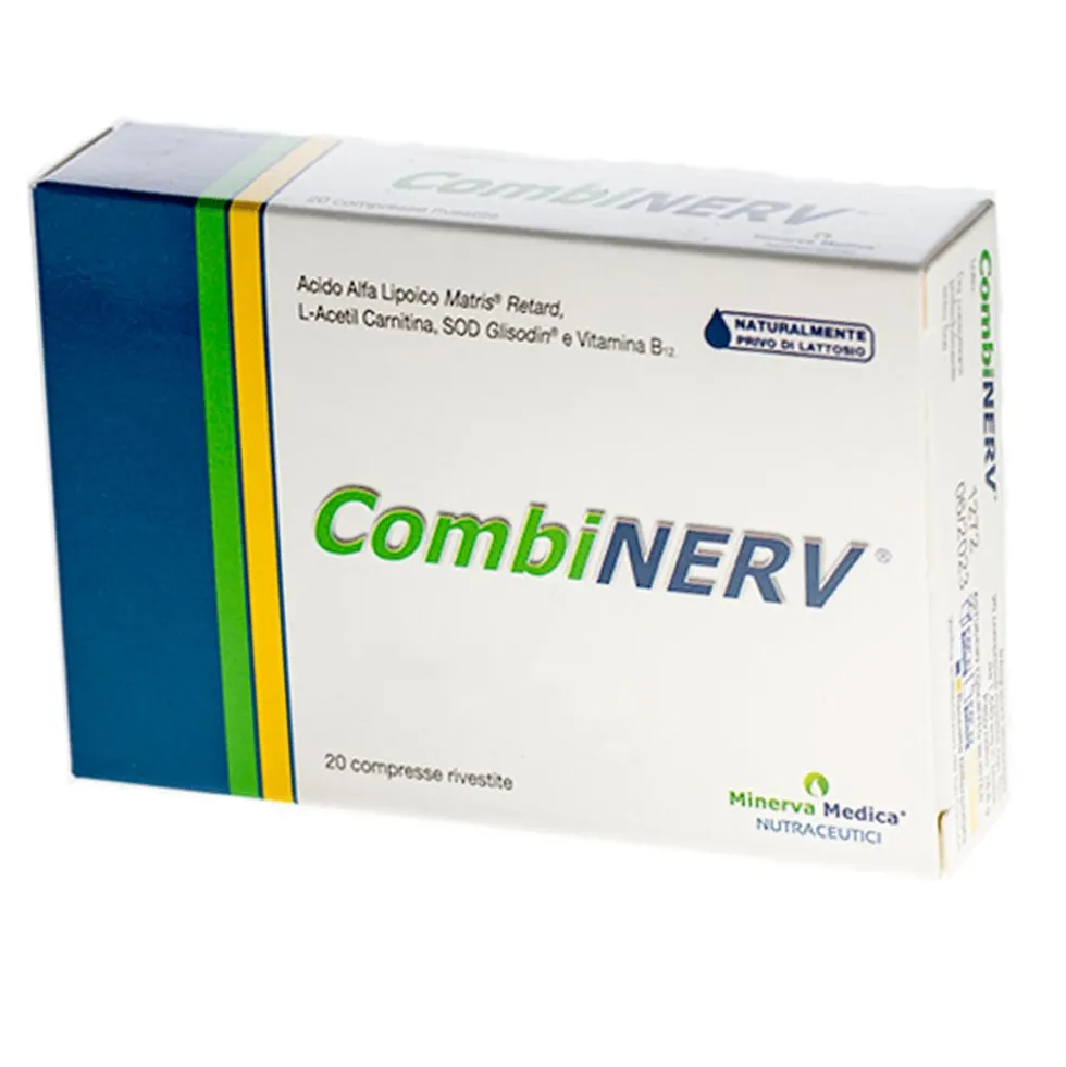 Minerva Medica Combinerv Integratore Alimentare, 20 Compresse