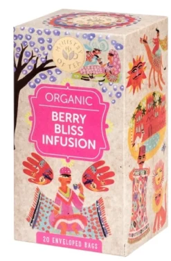 Ministry of Tea Berry Bliss Infusion - Infuso biologico antiossidante ai frutti di bosco, 20 filtri