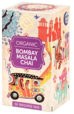 Ministry of Tea Bombay Masala Chai - Infuso biologico di tè nero e spezie, 20 filtri