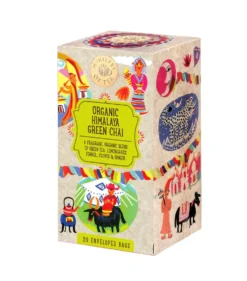 Ministry of Tea Himalaya Green Chai Infuso biologico di tè verde per la digestione, 20 filtri