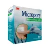 3M Micropore Cerotti in Carta per Pelli delicate 2,5cm x 5m, 1 pezzo