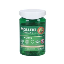 Moller's Omega-3 Forte Integratore Alimentare, 160 capsule