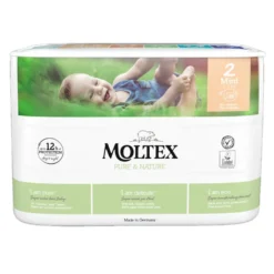Moltex Pure & Nature - Pannolini Mini Taglia 2 3-6 Kg, 38 pannolini