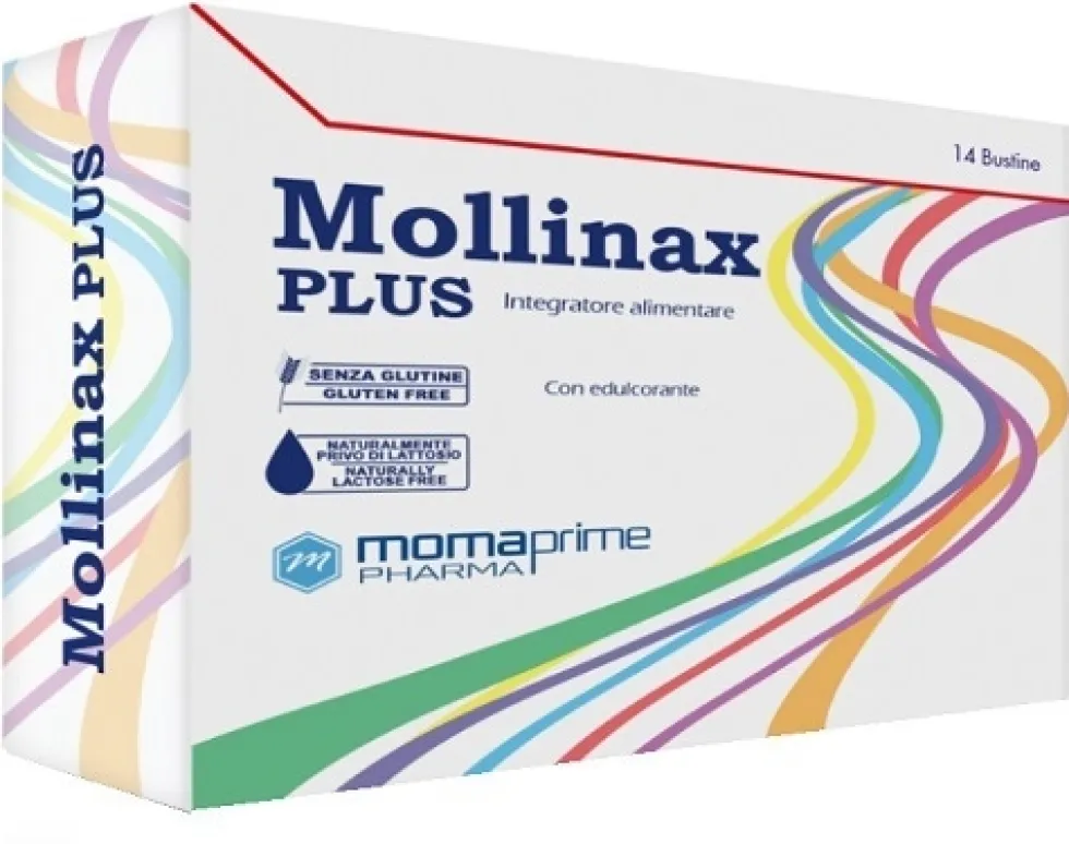 Momapharma Mollinax Plus Integratore Stitichezza Stipsi, 14 Bustine