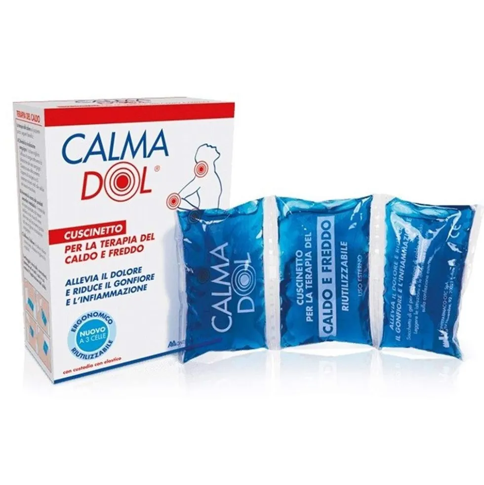 Montefarmaco Calmadol - Cuscinetto in gel caldo e freddo per il sollievo dal dolore, 1 pezzo