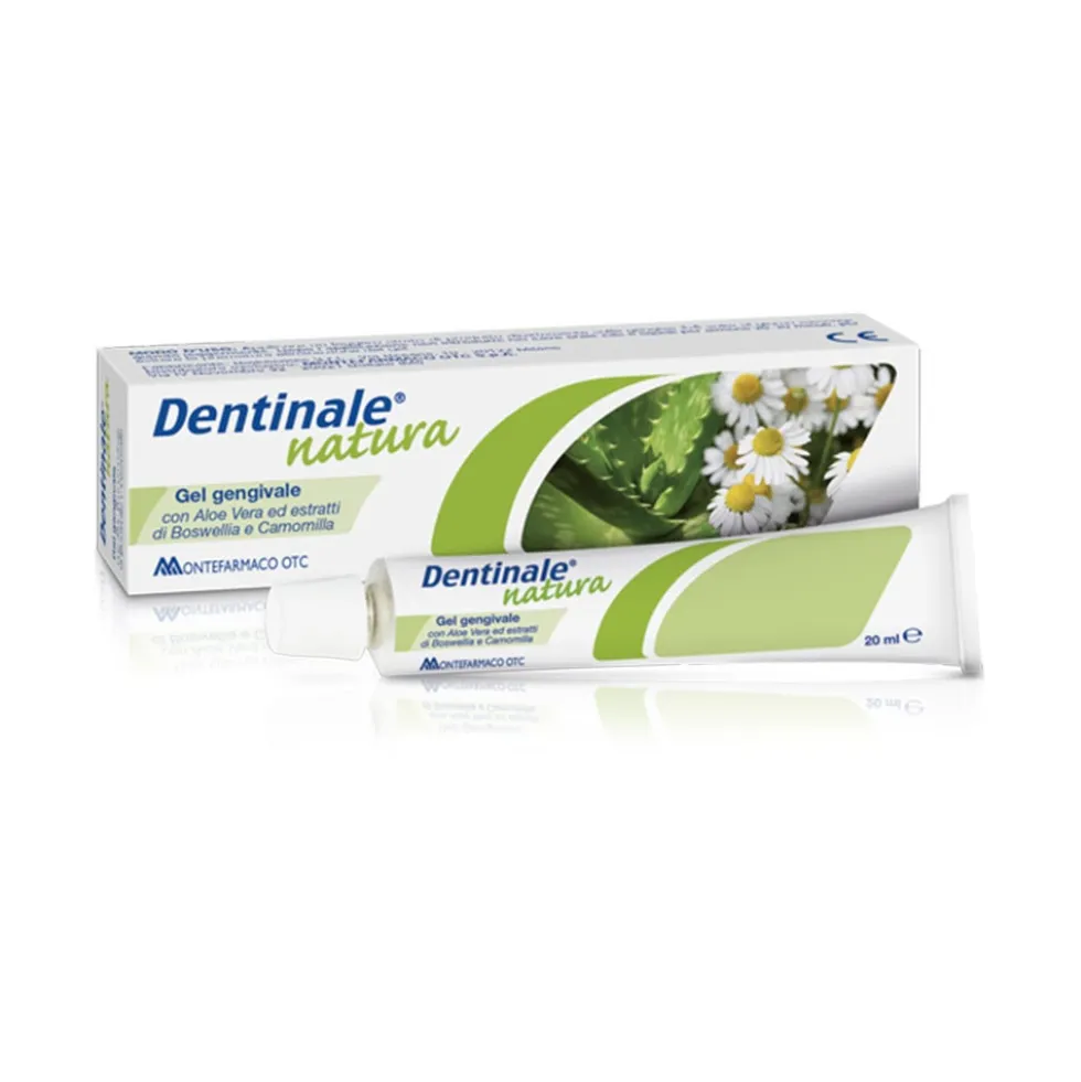 Montefarmaco Dentinale Natural Gel Gengivale Per Gengive Sensibili, 20ml