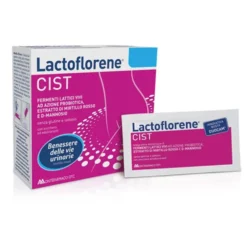 Montefarmaco Lactoflorene Cist - Integratore per le vie urinarie, 20 bustine Duocam