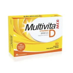 Montefarmaco Multivitamix Vitamina D 2000 UI - Integratore per le difese immunitarie, 60 compresse