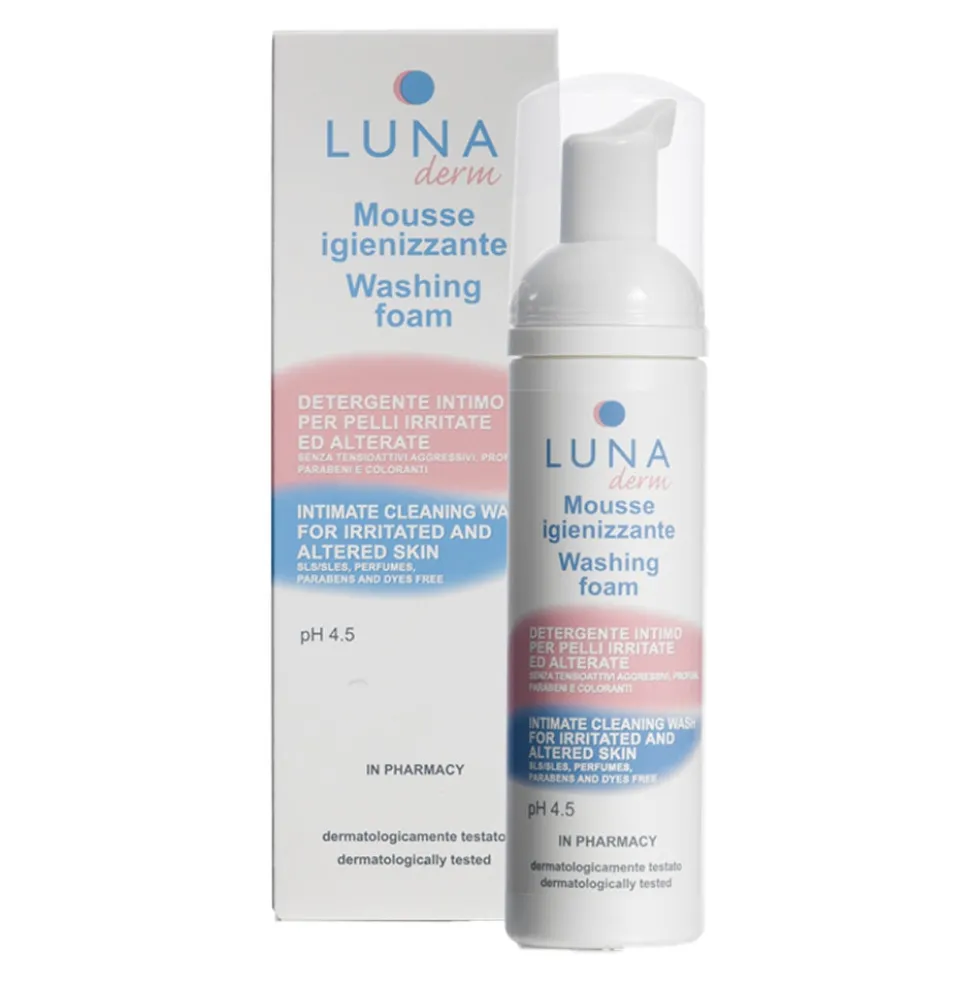 Morgan Lunaderm Detergente Intimo Mousse Igienizzante pH 4.5, 150ml