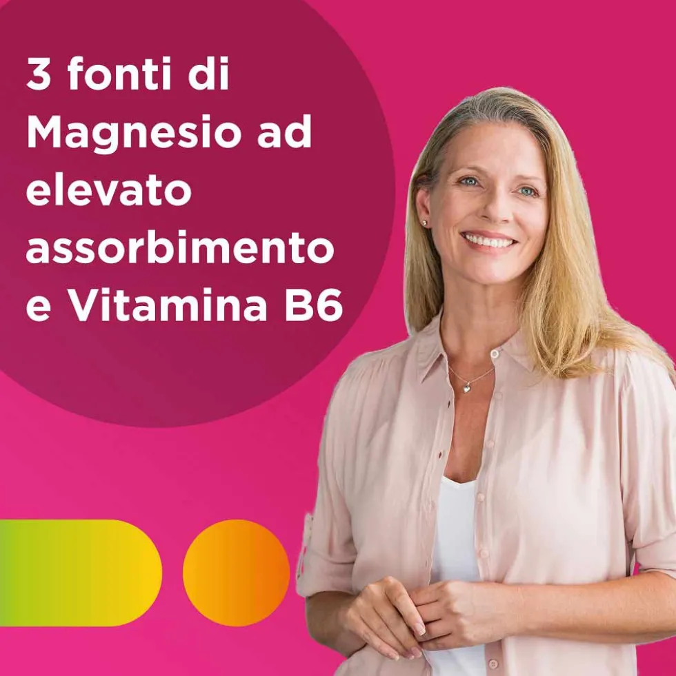 Multicentrum Boost Magnesio Integratore Vitamina B6 Supporto Organismo, 30 Bst