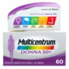 Multicentrum Donna 50+ - Integratore multivitaminico per le donne oltre i 50 anni, 60 compresse