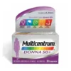 Multicentrum Donna 50+ Integratore Multivitaminico Minerale Calcio Ferro, 30 Compresse
