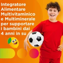 Multicentrum Junior - Integratore multivitaminico per la crescita, 30 compresse masticabili