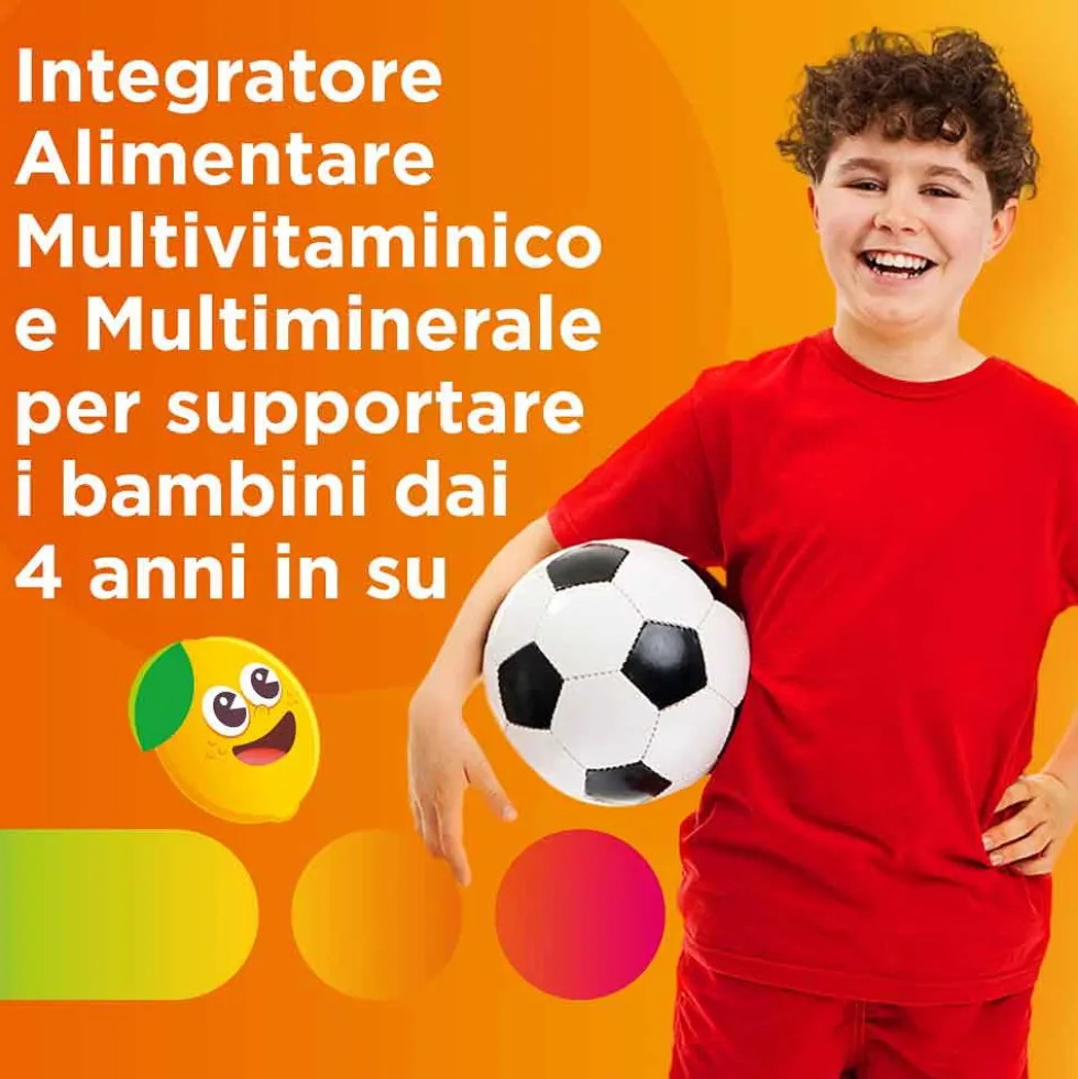 Multicentrum Junior - Integratore multivitaminico per la crescita, 30 compresse masticabili