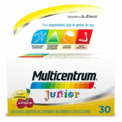 Multicentrum Junior - Integratore multivitaminico per la crescita, 30 compresse masticabili