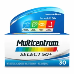 Multicentrum Select 50+ Integratore Multivitaminico Vitamina B Calcio, 30 Cpr