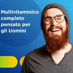 Multicentrum Uomo - Integratore multivitaminico per uomini fino ai 50 anni, 60 compresse