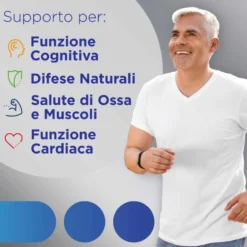 Multicentrum Uomo 50+ - Integratore multivitaminico per il supporto nutrizionale, 30 compresse