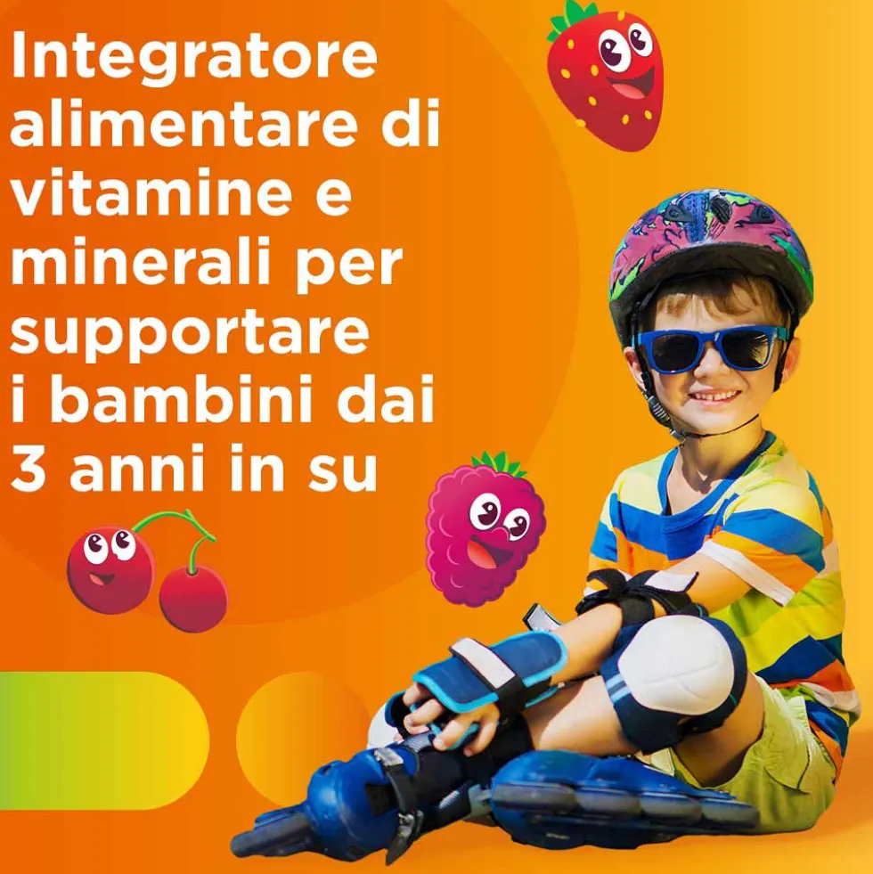 Multicentrum Vitagummy - Integratore multivitaminico per bambini dai 3 anni, 30 caramelle gommose