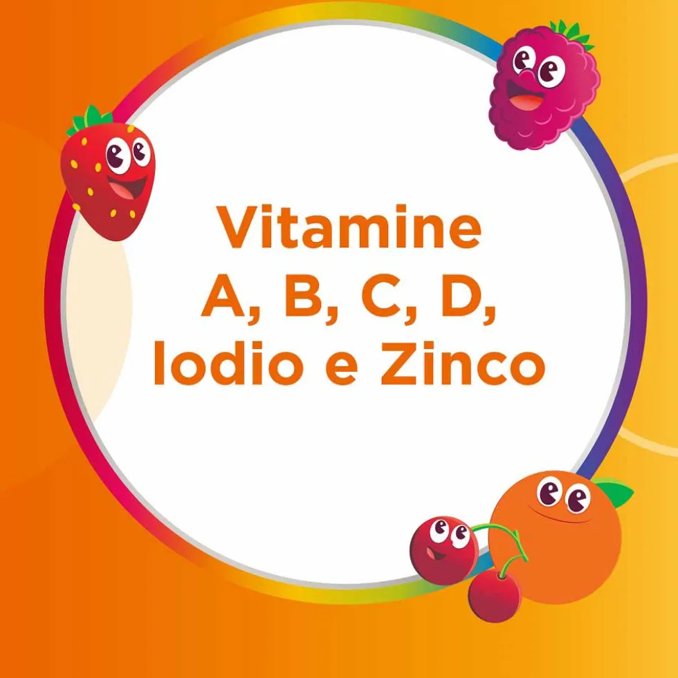 Multicentrum Vitagummy - Integratore multivitaminico per bambini dai 3 anni, 30 caramelle gommose