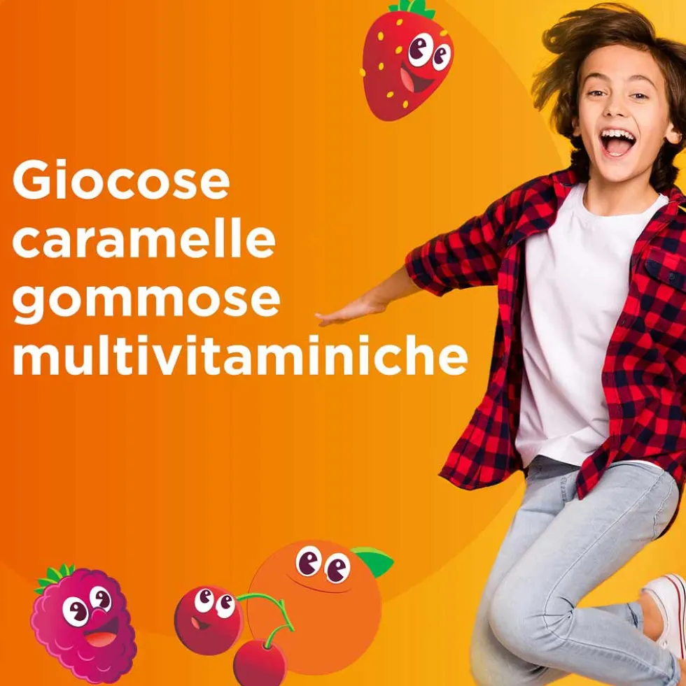 Multicentrum Vitagummy - Integratore multivitaminico per bambini dai 3 anni, 30 caramelle gommose