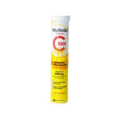 Multivitamix Integratore Vitamina C 1000 Arancia, 20 Compresse Effervescenti